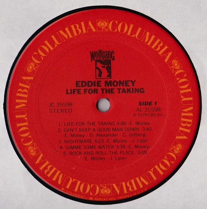 Eddie Money : Life For The Taking (LP, Album)