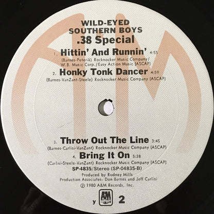 38 Special (2) : Wild-Eyed Southern Boys (LP, Album, Ter)