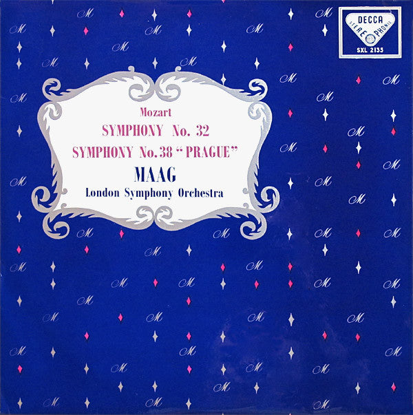 Wolfgang Amadeus Mozart, Peter Maag, London Symphony Orchestra : Symphony No. 32 / Symphony No. 38 "Prague" (LP)