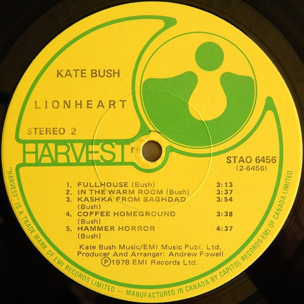 Kate Bush : Lionheart (LP, Album, Gat)