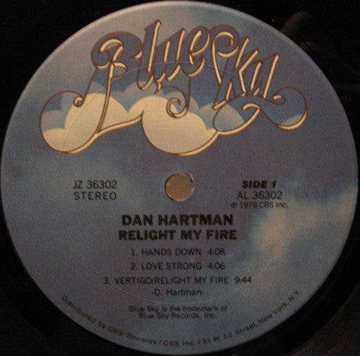 Dan Hartman : Relight My Fire (LP, Album, Pit)