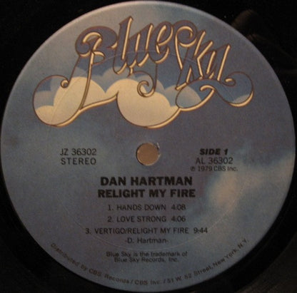 Dan Hartman : Relight My Fire (LP, Album, Pit)