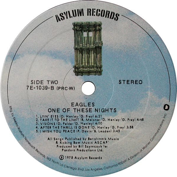 Eagles : One Of These Nights (LP, Album, RI)