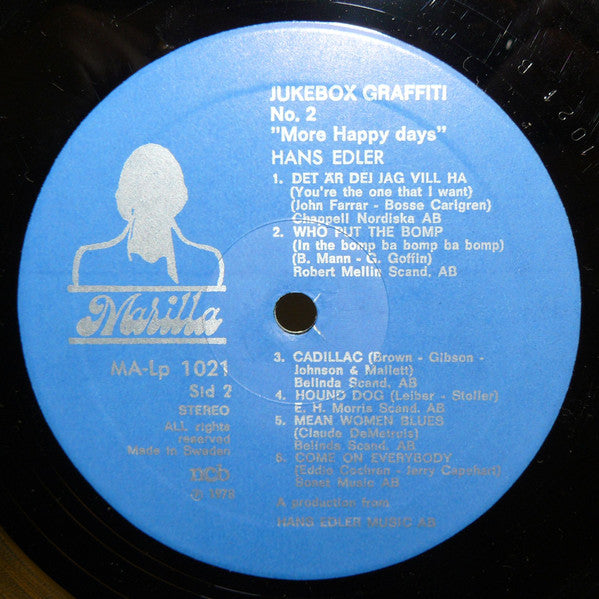 Hans Edler : Jukebox Graffiti No. 2 (LP, Album)