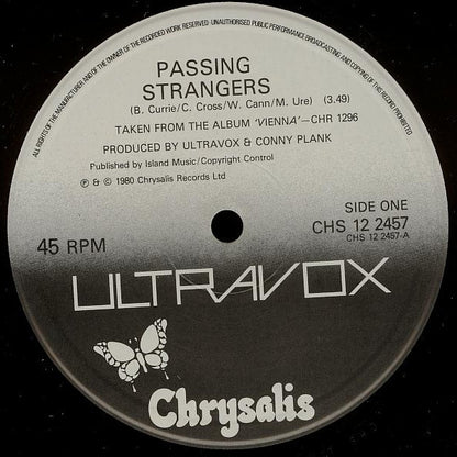 Ultravox : Passing Strangers (12", Single)