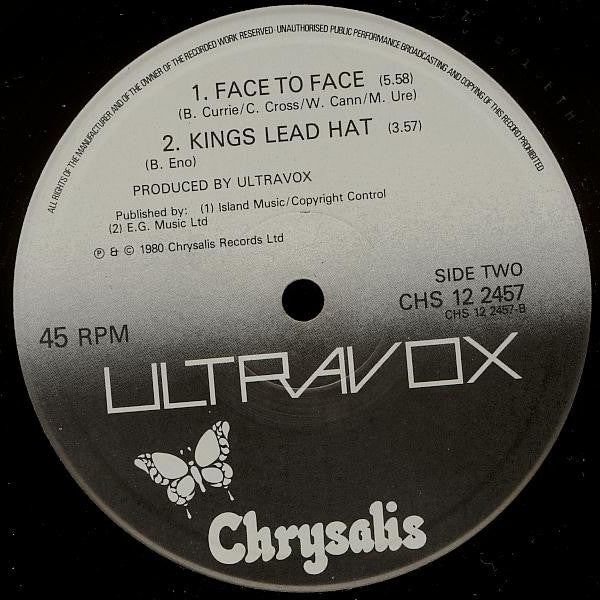 Ultravox : Passing Strangers (12", Single)