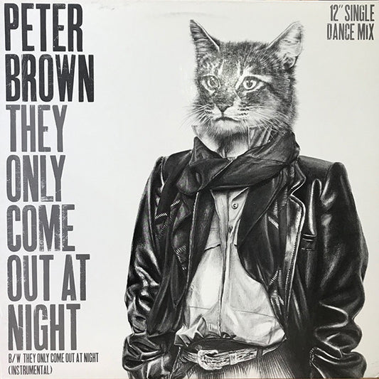 Peter Brown (2) : They Only Come Out At Night (12", Single, Promo)