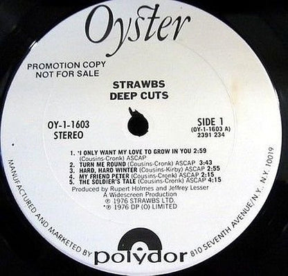 Strawbs : Deep Cuts (LP, Album, Promo)