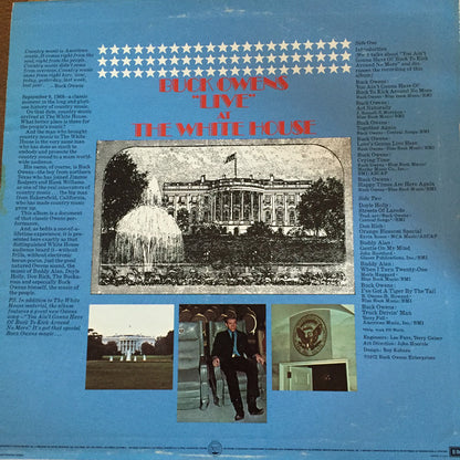 Buck Owens : "Live" At The White House (LP, Album)