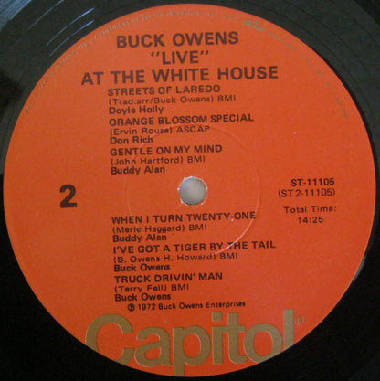 Buck Owens : "Live" At The White House (LP, Album)