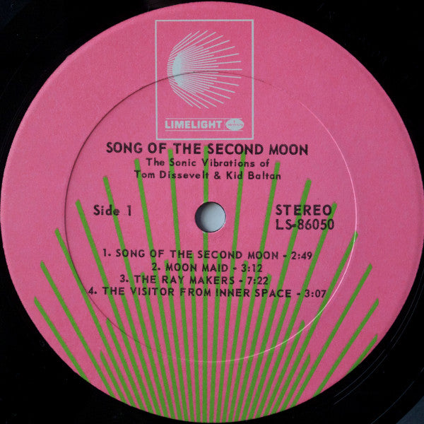 Tom Dissevelt & Kid Baltan : Song Of The Second Moon: The Sonic Vibrations Of Tom Dissevelt & Kid Baltan (LP, Album, Comp, RE)
