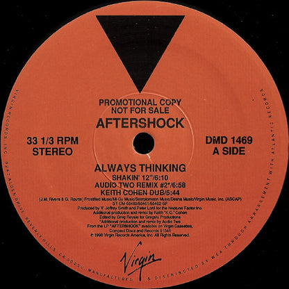 Aftershock : Always Thinking (12", Promo)