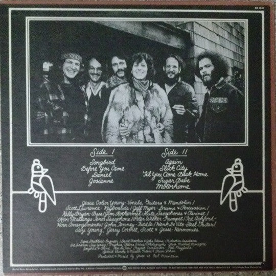 Jesse Colin Young : Songbird (LP, Album, San)