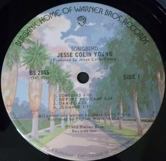 Jesse Colin Young : Songbird (LP, Album, San)