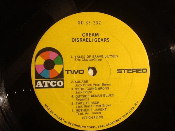 Cream (2) : Disraeli Gears (LP, Album)