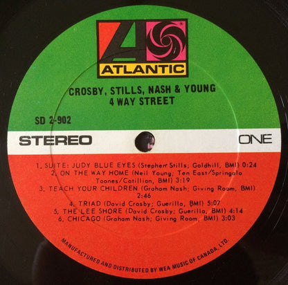 Crosby, Stills, Nash & Young : 4 Way Street (2xLP, Album, RP, Gat)