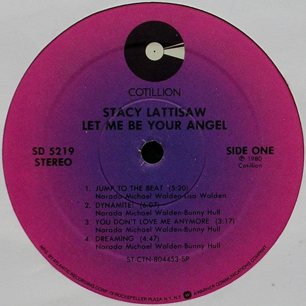 Stacy Lattisaw : Let Me Be Your Angel (LP, Album, SP )