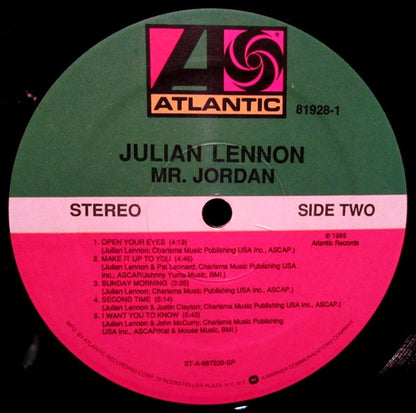Julian Lennon : Mr. Jordan (LP, Album)