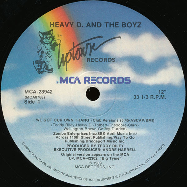 Heavy D. & The Boyz : We Got Our Own Thang (12", Single, Pin)