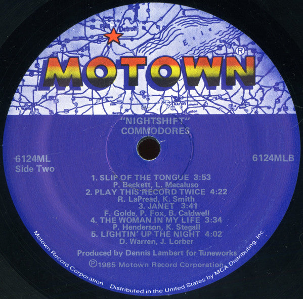 Commodores : Nightshift (LP, Album)