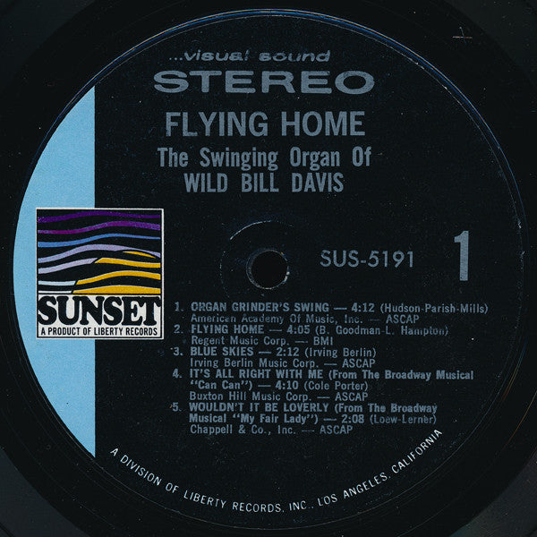 Wild Bill Davis : Flying Home (LP, Album)