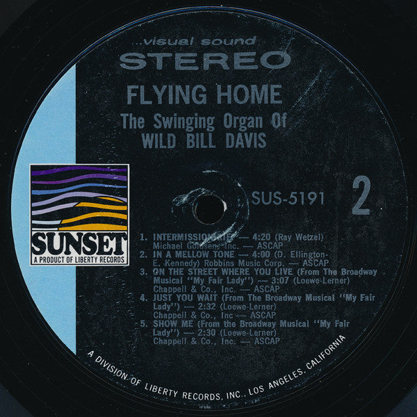 Wild Bill Davis : Flying Home (LP, Album)