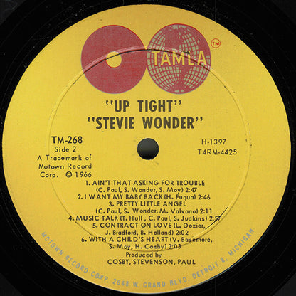 Stevie Wonder : Up-Tight (LP, Album, Mono, Roc)