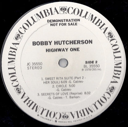 Bobby Hutcherson : Highway One (LP, Album, Promo)
