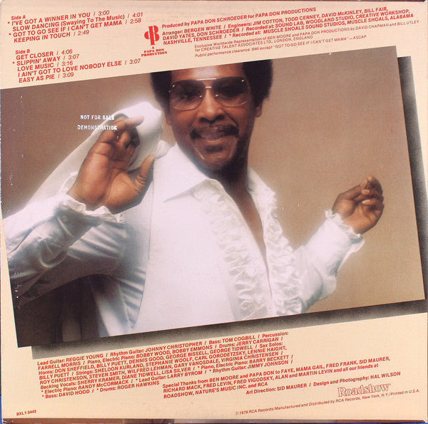 Ben Moore (2) : Slow Dancin' (LP)