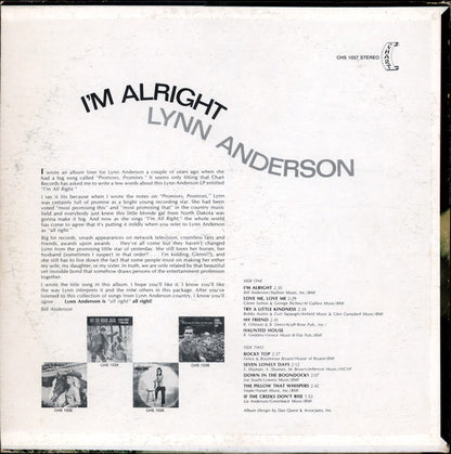 Lynn Anderson : I'm Alright (LP, Album)