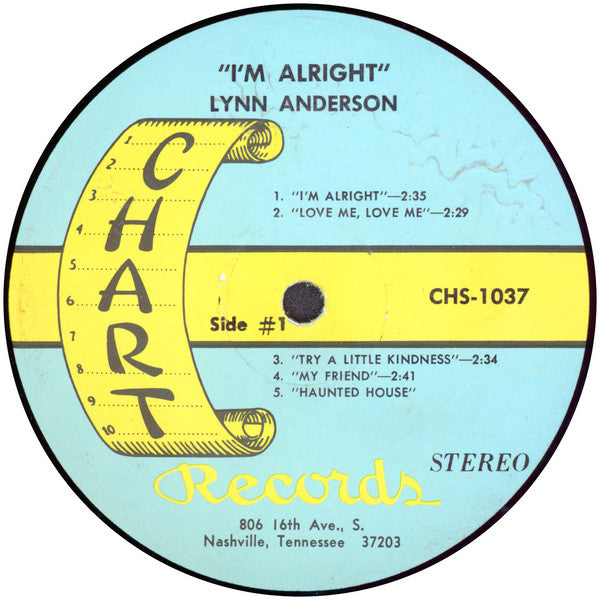 Lynn Anderson : I'm Alright (LP, Album)
