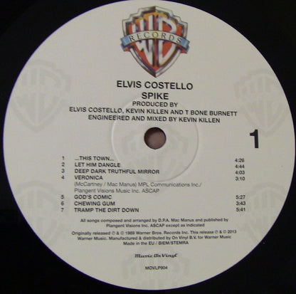 Elvis Costello : Spike (LP, Album, RE)