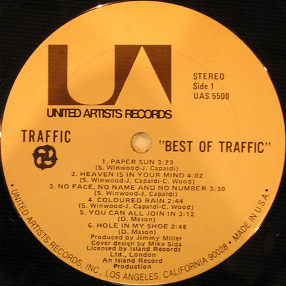 Traffic : Best Of Traffic (LP, Comp, RE)
