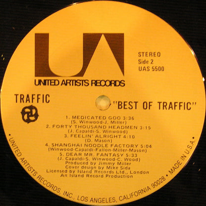 Traffic : Best Of Traffic (LP, Comp, RE)