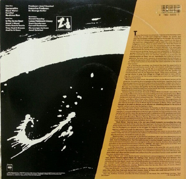 The Zawinul Syndicate : Black Water (LP, Album)
