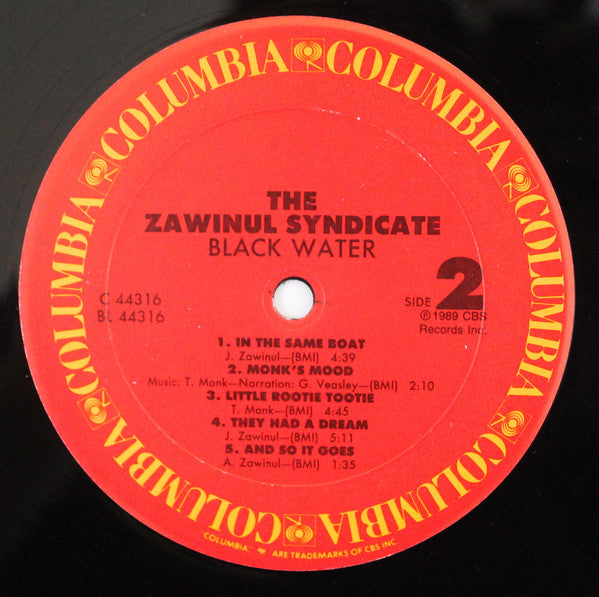 The Zawinul Syndicate : Black Water (LP, Album)