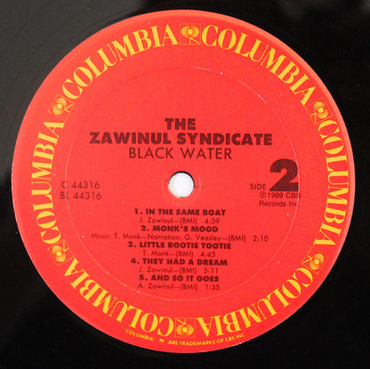 The Zawinul Syndicate : Black Water (LP, Album)
