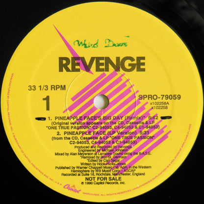 Revenge : Pineapple Face (12", Promo)