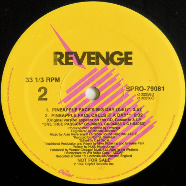 Revenge : Pineapple Face (12", Promo)