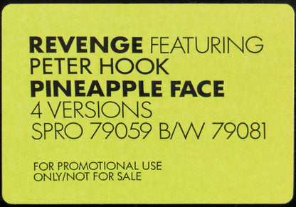 Revenge : Pineapple Face (12", Promo)