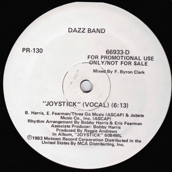 Dazz Band : Joystick (12", Promo)