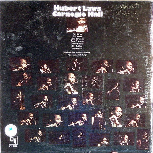 Hubert Laws : Carnegie Hall (LP, Album, RE, RP, Gat)