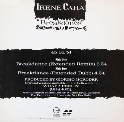 Irene Cara : Breakdance (12", Promo)