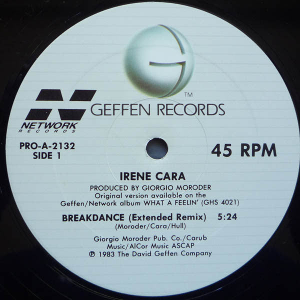 Irene Cara : Breakdance (12", Promo)