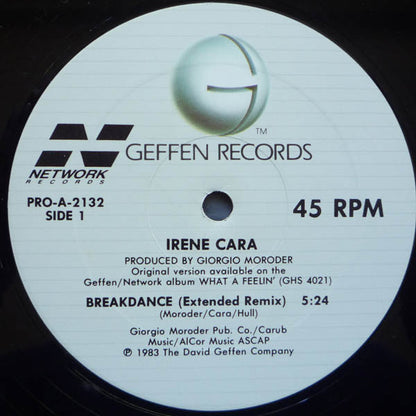Irene Cara : Breakdance (12", Promo)
