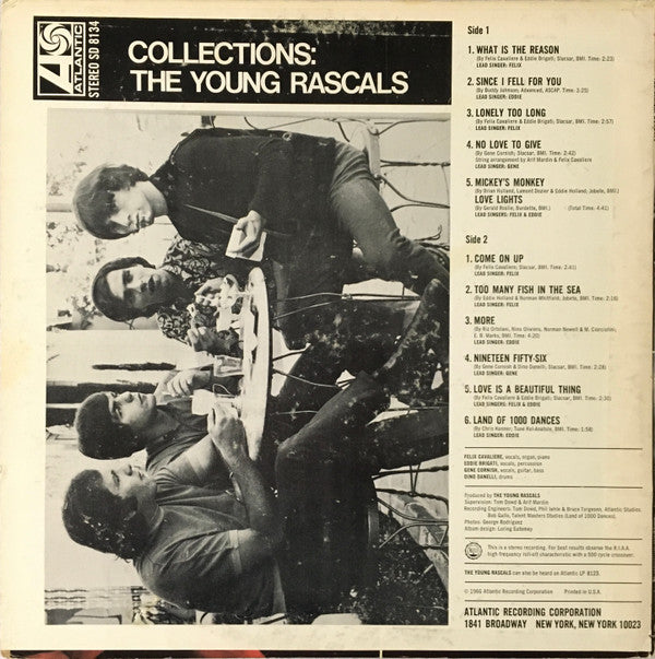 The Young Rascals : Collections (LP, Album, Pre)
