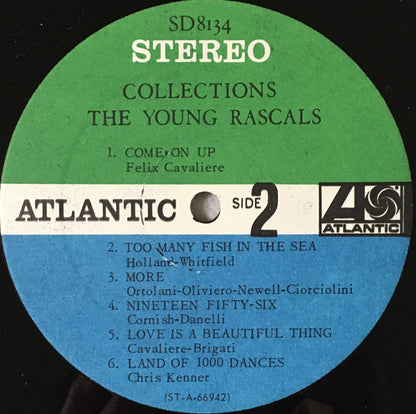 The Young Rascals : Collections (LP, Album, Pre)