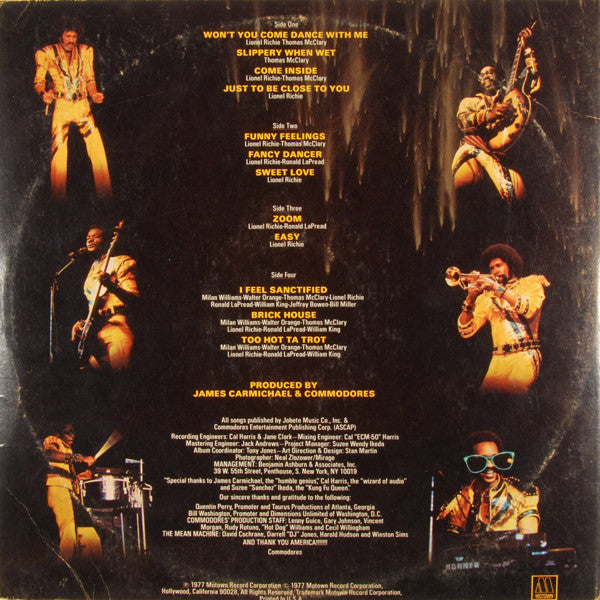 Commodores : Live! (2xLP, Album)