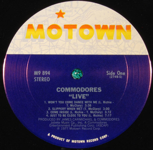 Commodores : Live! (2xLP, Album)
