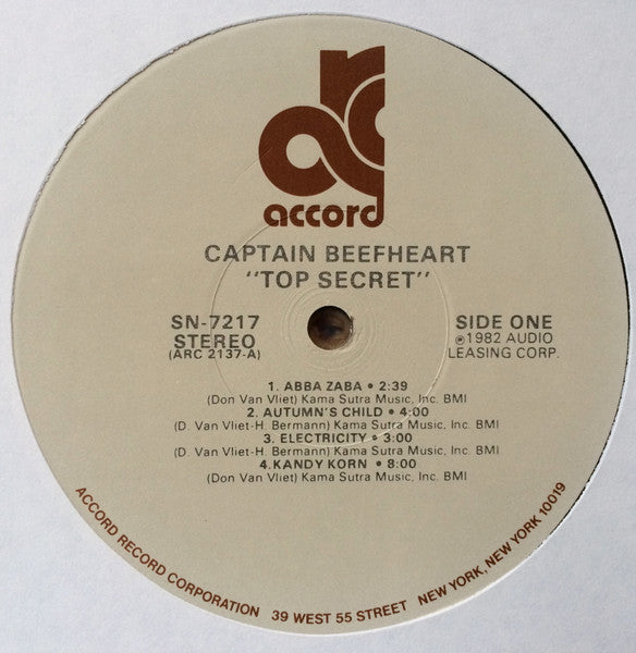 Captain Beefheart : Top Secret (LP, Comp)